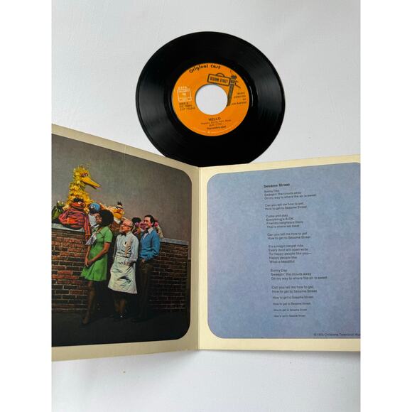 Vtg Sesame Street Carry About Original Cast Book & Vinyl Record 70s Columbia - Picture 15 of 16